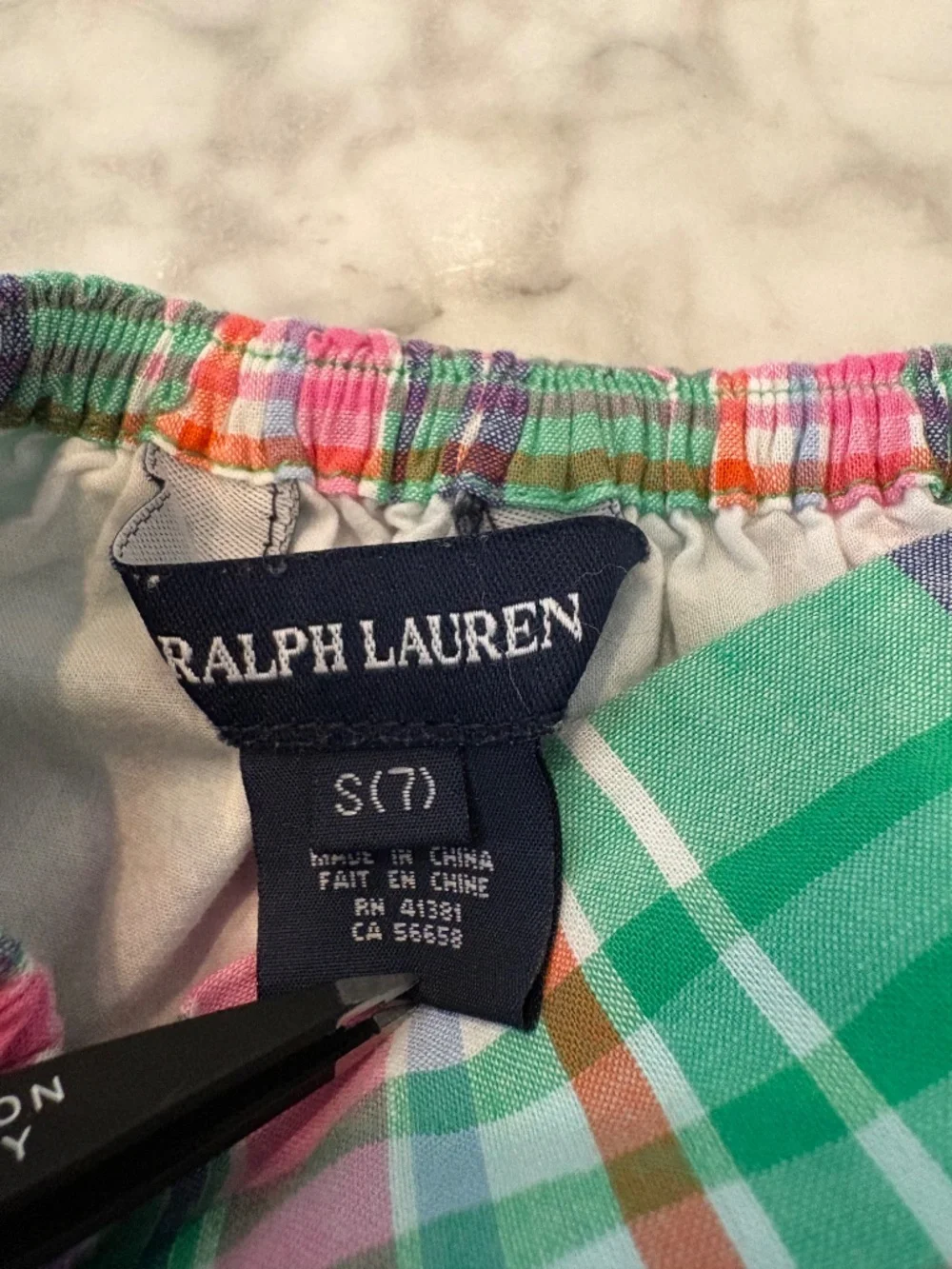 Girls Ralph Lauren Skirt Tiered Plaid Size 7